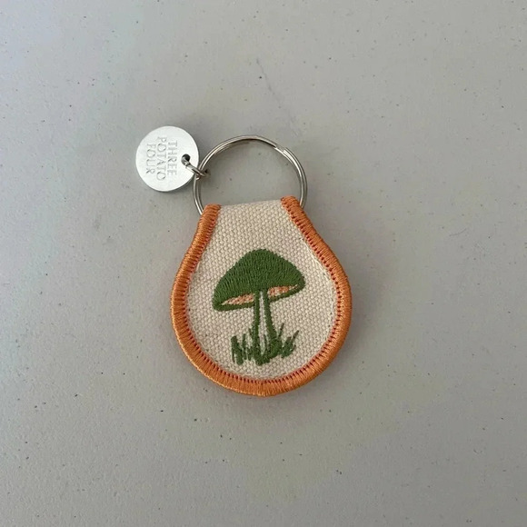 NWOT Three Potato Four Mushroom Patch Keychain - Picture 6 of 8